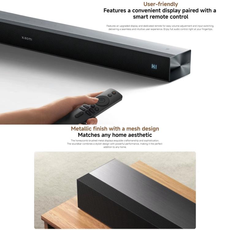 ลำโพงซาวด์บาร์ Xiaomi แท้ 2.0 สำหรับทีวีและคอมพิวเตอร์ รองรับการเชื่อมต่อ NFC ปลั๊ก US