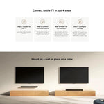 ลำโพงซาวด์บาร์ Xiaomi แท้ 2.0 สำหรับทีวีและคอมพิวเตอร์ รองรับการเชื่อมต่อ NFC ปลั๊ก US