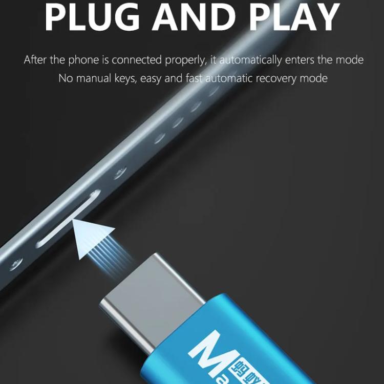 MaAnt Y-15 สายชาร์จ USB เป็น Type-C สำหรับกู้คืนการส่งข้อมูล iPhone / iPad, MaAnt Y-15