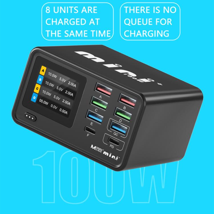 MaAnt Dianba Mini ที่ชาร์จ PD มัลติฟังก์ชัน 8 พอร์ต 75W รองรับชาร์จเร็ว PD, MaAnt Dianba Mini ปลั๊ก EU