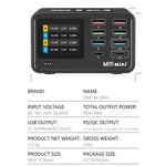 MaAnt Dianba Mini ที่ชาร์จ PD มัลติฟังก์ชัน 8 พอร์ต 75W รองรับชาร์จเร็ว PD, MaAnt Dianba Mini ปลั๊ก EU