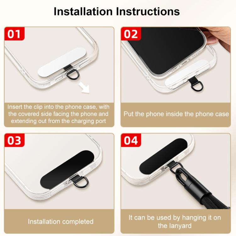 สายคล้องโทรศัพท์แบบถอดได้ 3-in-1 XDcase แบบสะพายข้าง / คล้องคอ / รัดข้อมือ ป้องกันการสูญหาย พร้อมแท็บ