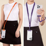 สายคล้องโทรศัพท์แบบถอดได้ 3-in-1 XDcase แบบสะพายข้าง / คล้องคอ / รัดข้อมือ ป้องกันการสูญหาย พร้อมแท็บ