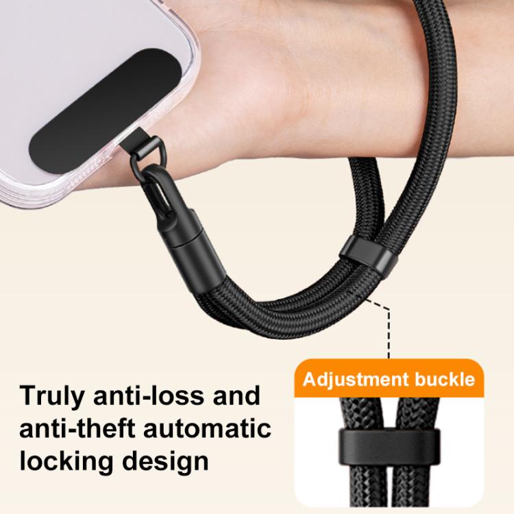 สายคล้องโทรศัพท์แบบถอดได้ 3-in-1 XDcase แบบสะพายข้าง / คล้องคอ / รัดข้อมือ ป้องกันการสูญหาย พร้อมแท็บ