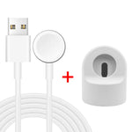 xDfind สำหรับ Apple Watch สมาร์ตวอทช์ ชุดที่วางชาร์จซิลิโคนและที่ชาร์จ USB, ซิลิโคน+USB (สีขาว), ซิลิโคน+USB (สีดำ)