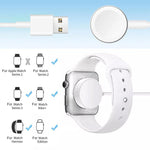 xDfind สำหรับ Apple Watch สมาร์ตวอทช์ ชุดที่วางชาร์จซิลิโคนและที่ชาร์จ USB, ซิลิโคน+USB (สีขาว), ซิลิโคน+USB (สีดำ)