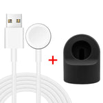 xDfind สำหรับ Apple Watch สมาร์ตวอทช์ ชุดที่วางชาร์จซิลิโคนและที่ชาร์จ USB, ซิลิโคน+USB (สีขาว), ซิลิโคน+USB (สีดำ)