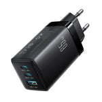 JOYROOM JR-TG10 ที่ชาร์จ GaN 65W แบบสองพอร์ต Type-C และ USB 3 พอร์ต พร้อมสาย Type-C เป็น Type-C, ปลั๊ก EU, ปลั๊ก UK