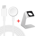 xDfind สำหรับ Apple Watch สมาร์ตวอทช์ ชุดที่วางชาร์จอะลูมิเนียมอัลลอยและที่ชาร์จ Type-C, อะลูมิเนียมอัลลอย+Type-C