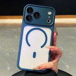 เคสโทรศัพท์ใสแบบครอบคลุมกล้องเต็มรูปแบบชุบอิเล็กโทรไลต์พร้อมแม่เหล็ก สำหรับ iPhone 17 Pro Max, สำหรับ iPhone 17 Pro