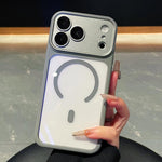 เคสโทรศัพท์ใสแบบครอบคลุมกล้องเต็มรูปแบบชุบอิเล็กโทรไลต์พร้อมแม่เหล็ก สำหรับ iPhone 17 Pro Max, สำหรับ iPhone 17 Pro