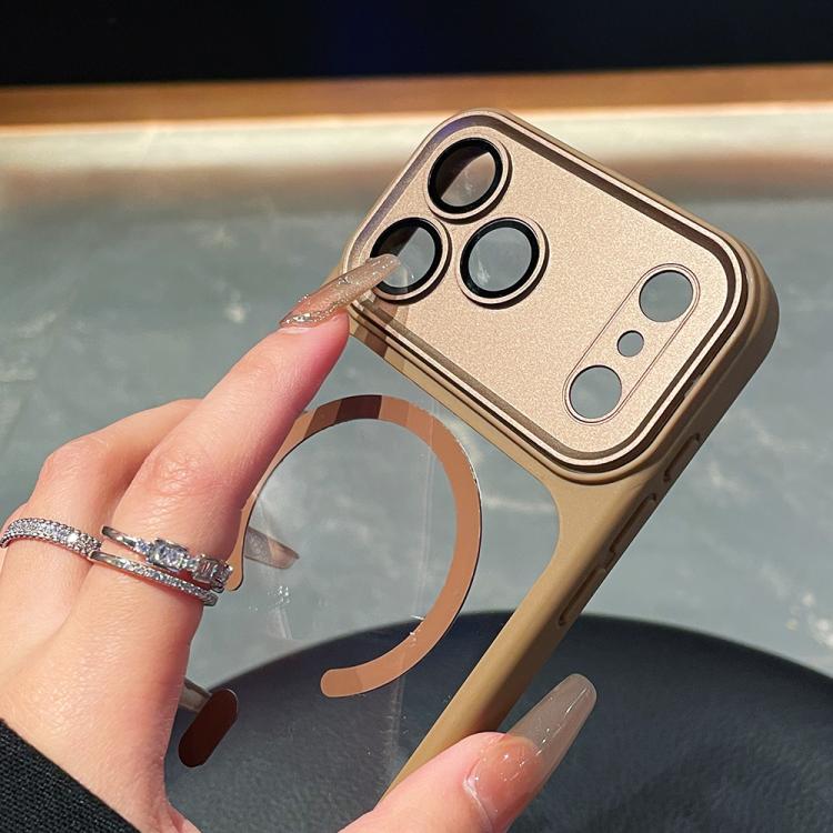 เคสโทรศัพท์ใสแบบครอบคลุมกล้องเต็มรูปแบบชุบอิเล็กโทรไลต์พร้อมแม่เหล็ก สำหรับ iPhone 17 Pro Max, สำหรับ iPhone 17 Pro
