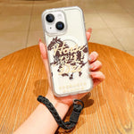 เคสโทรศัพท์อะคริลิกแม่เหล็กลายปีม้า พร้อมสายคล้อง สำหรับ iPhone 13, สำหรับ iPhone 12, สำหรับ iPhone 12 Pro Max, สำหรับ iPhone 12 Pro