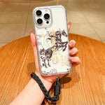 เคสโทรศัพท์อะคริลิกแม่เหล็กลายปีม้า พร้อมสายคล้อง สำหรับ iPhone 13, สำหรับ iPhone 12, สำหรับ iPhone 12 Pro Max, สำหรับ iPhone 12 Pro