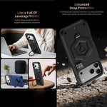 เคสโทรศัพท์ที่ใส่แม่เหล็กเกราะหกเหลี่ยมน้ำหนัก สำหรับ iPhone 17 Pro Max, สำหรับ iPhone 17 Pro, สำหรับ iPhone 17, สำหรับ iPhone Air, สำหรับ iPhone 16 Pro Max, สำหรับ iPhone 16 Pro