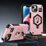 เคสโทรศัพท์ที่วางแม่เหล็กเกราะหกเหลี่ยมน้ำหนัก สำหรับ iPhone 14 / 13, สำหรับ iPhone 14 Pro, สำหรับ iPhone 14 Pro Max, สำหรับ iPhone 13 Pro Max, สำหรับ iPhone 13 Pro, สำหรับ iPhone 12 Pro Max