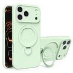 เคสโทรศัพท์ซิลิโคนเหลว MagSafe พร้อมที่จับ สำหรับ iPhone 17 Pro Max, สำหรับ iPhone 17 Pro, สำหรับ iPhone 17, สำหรับ iPhone Air