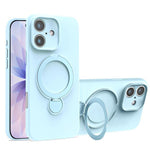 เคสโทรศัพท์ซิลิโคนเหลว MagSafe พร้อมที่จับ สำหรับ iPhone 17 Pro Max, สำหรับ iPhone 17 Pro, สำหรับ iPhone 17, สำหรับ iPhone Air