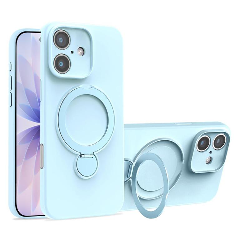 เคสโทรศัพท์ซิลิโคนเหลว MagSafe พร้อมที่จับ สำหรับ iPhone 17 Pro Max, สำหรับ iPhone 17 Pro, สำหรับ iPhone 17, สำหรับ iPhone Air