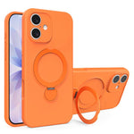 เคสโทรศัพท์ซิลิโคนเหลว MagSafe พร้อมที่จับ สำหรับ iPhone 17 Pro Max, สำหรับ iPhone 17 Pro, สำหรับ iPhone 17, สำหรับ iPhone Air