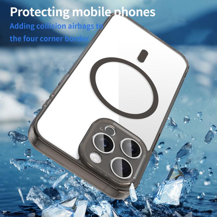 เคสโทรศัพท์ PC Hybrid TPU กันกระแทกแบบถุงลมนิรภัย MagSafe สำหรับ iPhone 15