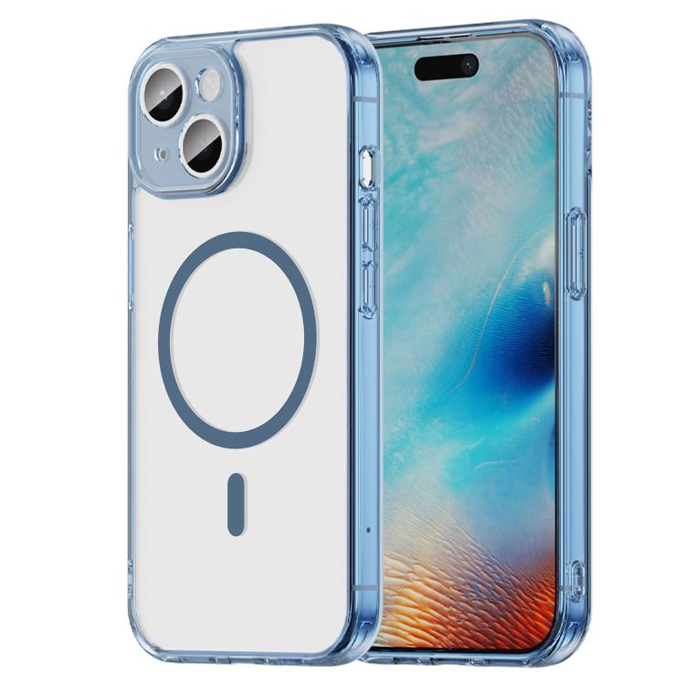 เคสโทรศัพท์ PC Hybrid TPU กันกระแทกแบบถุงลมนิรภัย MagSafe สำหรับ iPhone 15