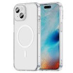 เคสโทรศัพท์ PC Hybrid TPU กันกระแทกแบบถุงลมนิรภัย MagSafe สำหรับ iPhone 15