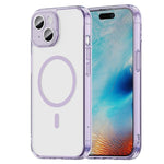 เคสโทรศัพท์ PC Hybrid TPU กันกระแทกแบบถุงลมนิรภัย MagSafe สำหรับ iPhone 15