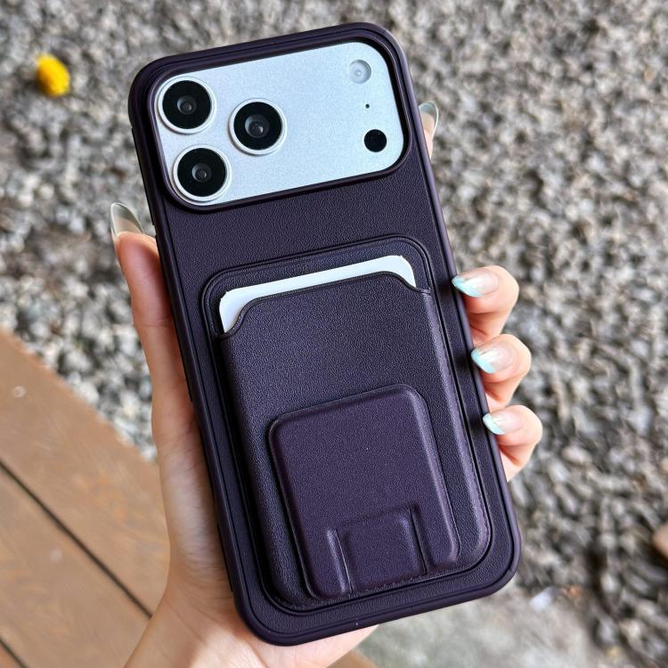 เคสโทรศัพท์ที่ใส่บัตรพับสี่เหลี่ยมจัตุรัส สำหรับ iPhone 17 Pro Max, สำหรับ iPhone 17 Pro, สำหรับ iPhone 17, สำหรับ iPhone Air, สำหรับ iPhone 16 Pro Max, สำหรับ iPhone 16 Pro