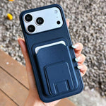 เคสโทรศัพท์ที่ใส่บัตรพับสี่เหลี่ยมจัตุรัส สำหรับ iPhone 17 Pro Max, สำหรับ iPhone 17 Pro, สำหรับ iPhone 17, สำหรับ iPhone Air, สำหรับ iPhone 16 Pro Max, สำหรับ iPhone 16 Pro