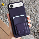 เคสโทรศัพท์ที่ใส่บัตรพับสี่เหลี่ยมจัตุรัส สำหรับ iPhone 17 Pro Max, สำหรับ iPhone 17 Pro, สำหรับ iPhone 17, สำหรับ iPhone Air, สำหรับ iPhone 16 Pro Max, สำหรับ iPhone 16 Pro