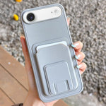 เคสโทรศัพท์ที่ใส่บัตรพับสี่เหลี่ยมจัตุรัส สำหรับ iPhone 17 Pro Max, สำหรับ iPhone 17 Pro, สำหรับ iPhone 17, สำหรับ iPhone Air, สำหรับ iPhone 16 Pro Max, สำหรับ iPhone 16 Pro