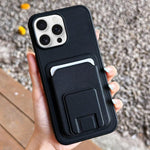 เคสโทรศัพท์ที่ใส่บัตรพับสี่เหลี่ยมจัตุรัส สำหรับ iPhone 17 Pro Max, สำหรับ iPhone 17 Pro, สำหรับ iPhone 17, สำหรับ iPhone Air, สำหรับ iPhone 16 Pro Max, สำหรับ iPhone 16 Pro