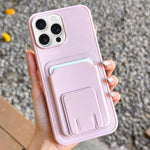 เคสโทรศัพท์ที่ใส่บัตรพับสี่เหลี่ยมจัตุรัส สำหรับ iPhone 17 Pro Max, สำหรับ iPhone 17 Pro, สำหรับ iPhone 17, สำหรับ iPhone Air, สำหรับ iPhone 16 Pro Max, สำหรับ iPhone 16 Pro