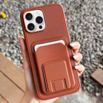 เคสโทรศัพท์ที่ใส่บัตรพับสี่เหลี่ยมจัตุรัส สำหรับ iPhone 17 Pro Max, สำหรับ iPhone 17 Pro, สำหรับ iPhone 17, สำหรับ iPhone Air, สำหรับ iPhone 16 Pro Max, สำหรับ iPhone 16 Pro