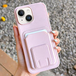 เคสโทรศัพท์ที่ใส่บัตรพับสี่เหลี่ยมจัตุรัส สำหรับ iPhone 16 Plus, สำหรับ iPhone 16, สำหรับ iPhone 15 Pro Max, สำหรับ iPhone 15 Pro, สำหรับ iPhone 15 Plus, สำหรับ iPhone 15
