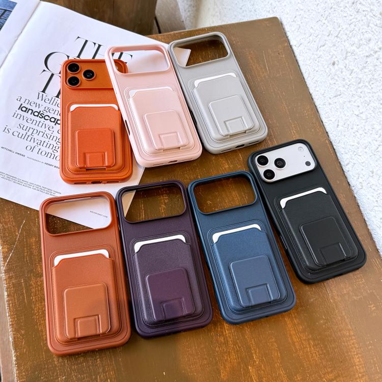 เคสโทรศัพท์ที่ใส่บัตรพับสี่เหลี่ยมจัตุรัส สำหรับ iPhone 17 Pro Max, สำหรับ iPhone 17 Pro, สำหรับ iPhone 17, สำหรับ iPhone Air, สำหรับ iPhone 16 Pro Max, สำหรับ iPhone 16 Pro