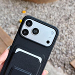 Square Folding Card Bag Holder Phone Case, For iPhone 14 Plus, For iPhone 14, For iPhone 14 Pro, For iPhone 14 Pro Max, For iPhone 13 Pro Max, For iPhone 13 Pro