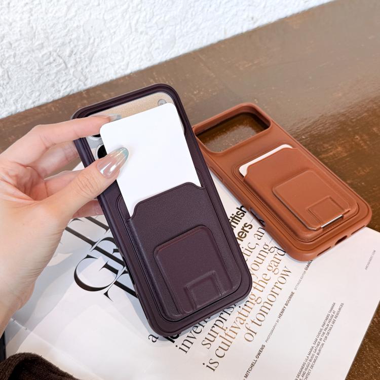 เคสโทรศัพท์ที่ใส่บัตรพับสี่เหลี่ยมจัตุรัส สำหรับ iPhone 17 Pro Max, สำหรับ iPhone 17 Pro, สำหรับ iPhone 17, สำหรับ iPhone Air, สำหรับ iPhone 16 Pro Max, สำหรับ iPhone 16 Pro