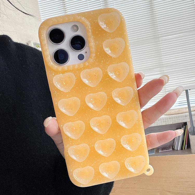 เคสโทรศัพท์กลิตเตอร์ใสถ้วยดูดรูปหัวใจ สำหรับ iPhone 14, สำหรับ iPhone 14 Pro Max, สำหรับ iPhone 13