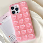 เคสโทรศัพท์กลิตเตอร์ใสถ้วยดูดรูปหัวใจ สำหรับ iPhone 14, สำหรับ iPhone 14 Pro Max, สำหรับ iPhone 13