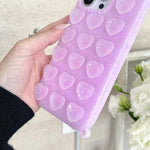 เคสโทรศัพท์กลิตเตอร์ใสถ้วยดูดรูปหัวใจ สำหรับ iPhone 14, สำหรับ iPhone 14 Pro Max, สำหรับ iPhone 13