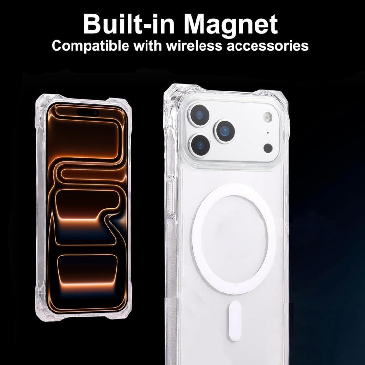 เคสโทรศัพท์แม่เหล็ก XDcase รูสี่มุมกันกระแทก ไม่รวมสายคล้อง สำหรับ iPhone 17 Pro Max, สำหรับ iPhone 17 Pro