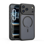 Precision Hole PC Transparent Shockproof Magnetic Phone Case, For iPhone 17 Pro Max, For iPhone 17 Pro