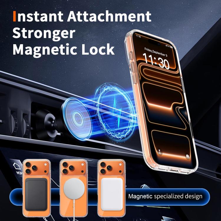 เคสโทรศัพท์แม่เหล็ก PC แข็งผสม TPU นุ่มสีสันสดใส สำหรับ iPhone 17 Pro Max, สำหรับ iPhone 17 Pro, สำหรับ iPhone 17