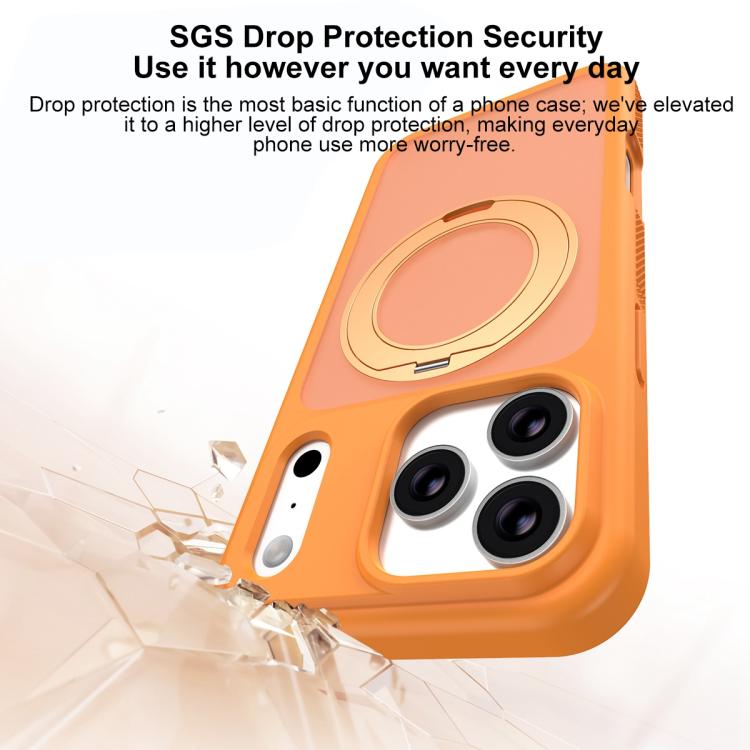เคสโทรศัพท์เกราะแม่เหล็กหมุนได้กันคราบเป็นมิตรกับผิว สำหรับ iPhone 17 Pro Max, สำหรับ iPhone 17 Pro