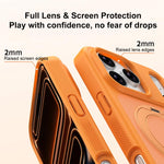 เคสโทรศัพท์เกราะแม่เหล็กหมุนได้กันคราบเป็นมิตรกับผิว สำหรับ iPhone 17 Pro Max, สำหรับ iPhone 17 Pro