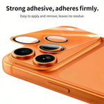 XDcase ชุด 2 ชิ้น ฟิล์มป้องกันเลนส์กล้องอะคริลิคด้านโปร่งแสงแบบบูรณาการ สำหรับ iPhone 17 Pro Max, สำหรับ iPhone 17 Pro