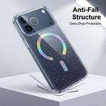 เคสโทรศัพท์ TPU ชุบแม่เหล็กกลิตเตอร์ สำหรับ iPhone 17 Pro Max, สำหรับ iPhone 17 Pro