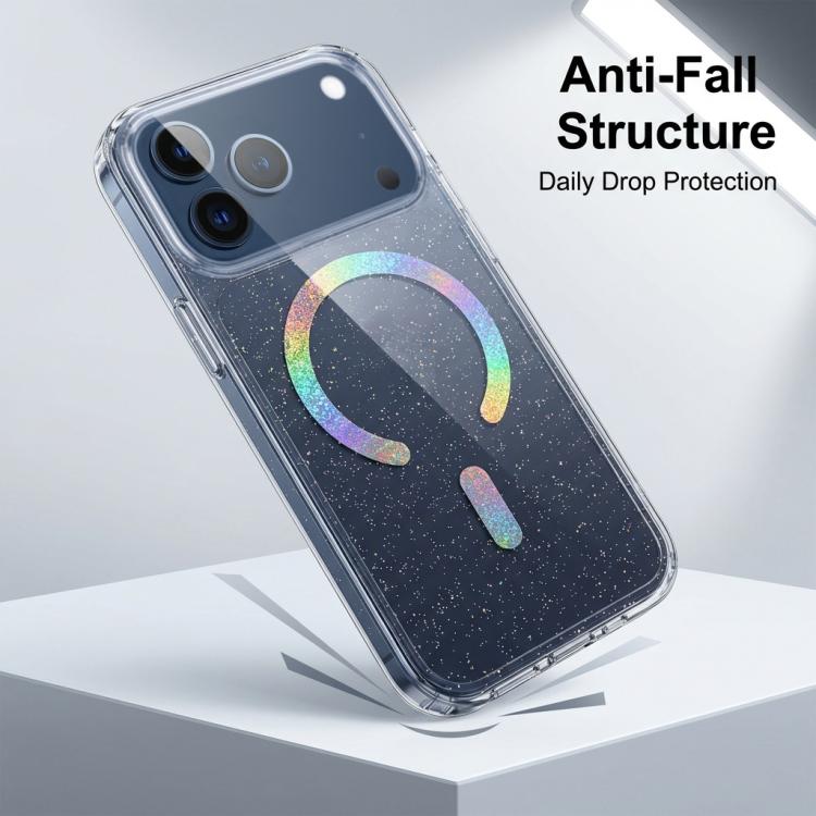 เคสโทรศัพท์ TPU ชุบแม่เหล็กกลิตเตอร์ สำหรับ iPhone 17 Pro Max, สำหรับ iPhone 17 Pro